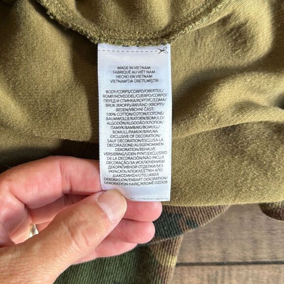 Polo Ralph Lauren men’s quarter zip sweater size medium camouflage green black b - Picture 5 of 9